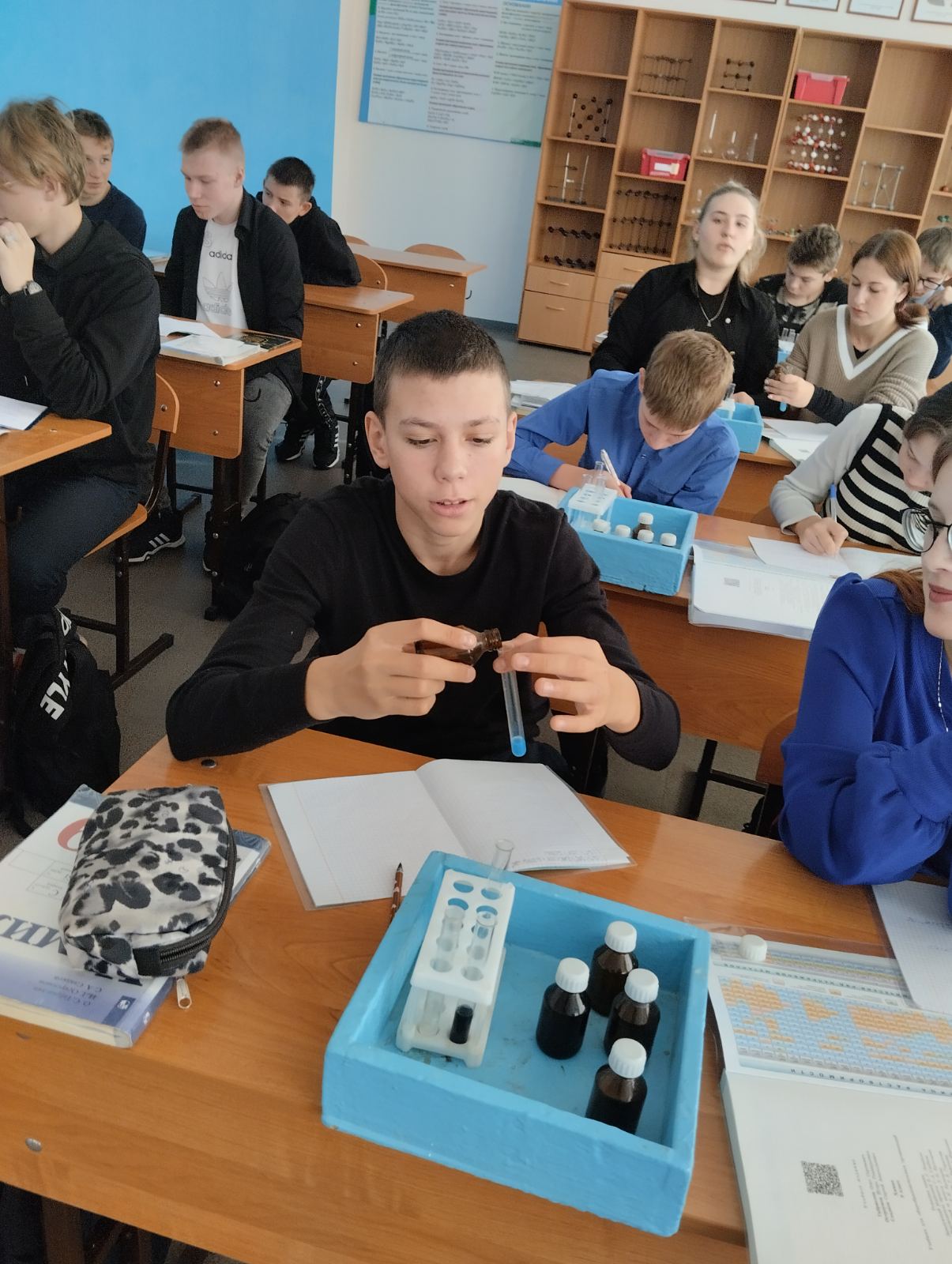 Исследование свойств соляной кислоты.
