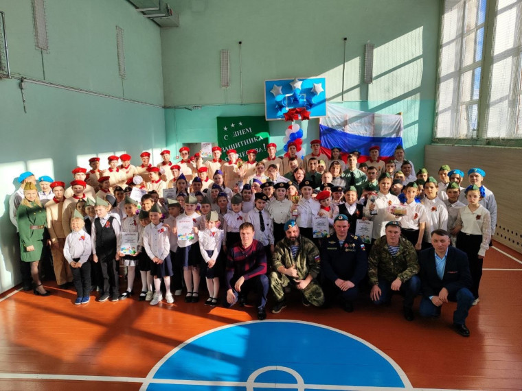 Смотр военной песни и строевой подготовки "Служить России суждено тебе и мне!".